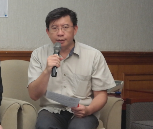 张宏林指出,要监督民意机构,首先要让议会公开透明.(brain.com.tw/摄)